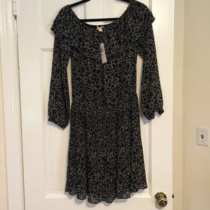 NWT Black Michael Kors Stars Dress
